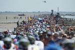 Sådan så det ud, da Tour de France-feltet i 20011 blev sendt af sted fra Passage du Gois. Foto: A.S.O. 