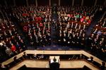 Den forhenværende præsident Obama holdt otte State of The Union-taler for den amerikanske kongres. I nat skal Donald Trump holde sin første.  