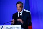 Francois Fillon var kampklar på dagens pressemøde. 