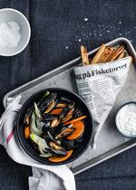 En dejlig fransk klassiker med et parmesantvist – muslinger er hurtigere at lave end at varme en købelasagne. Foto: Chris Tonnesen