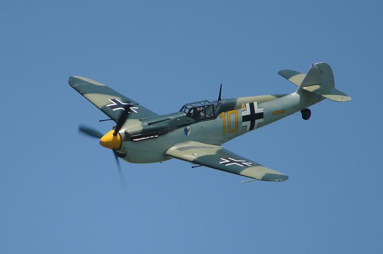En tysk Messerschmitt-jager fotograferet i 2015. 