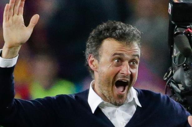 Så bliver man helt unaturligt overglad, når man er træner for Barcelona, selv om man har sagt sit job op fra sæsonens udgang.  