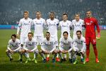 Europa League 1/8-finale i Parken: FCK - Ajax. FCKs mandskab inden kampen.
Bagerst: Andreas Cornelius, Erik Johansson, Mathias 'Zanka' Jørgensen, William Kvist, Federico Santander og Robin Olsen.
Forrest: Rasmus Falk, Ludwig Augustinsson, Youssef Toutouh, Uros Matic og Peter Ankersen. 