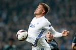Europa League 1/8-finale i Parken: FCK - Ajax. FCKs Andreas Cornelius. 