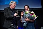 Jes Stein Pedersen var vært ved den store uddelingsfest i Pressen, da forfatter Mette Pryds Helle fik overrakt Politikens Litteraturpris 2016 