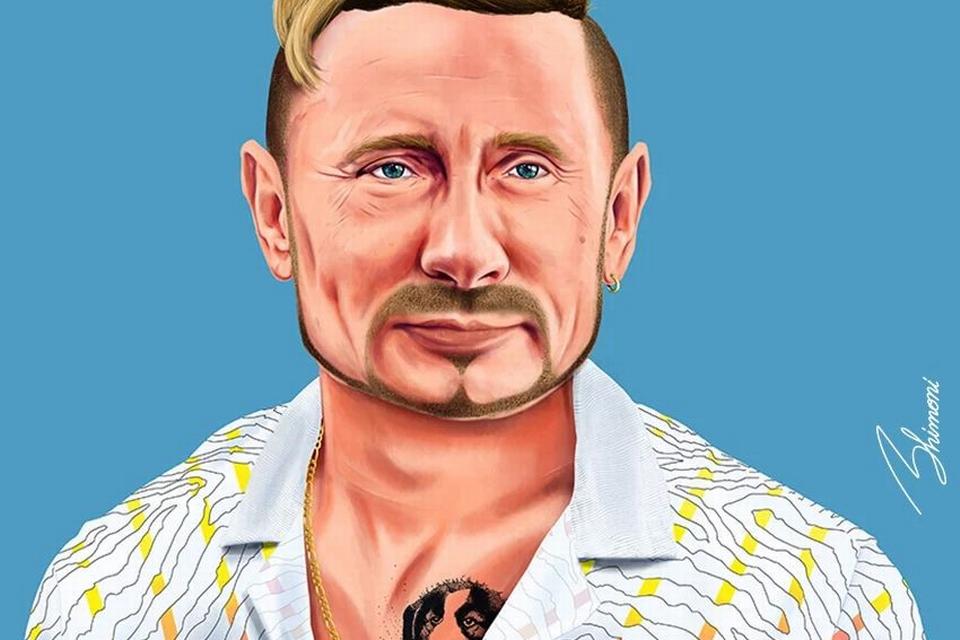 Vladimir Putin. www.shimoni-illustration.com 