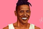 Barack Obama. www.shimoni-illustration.com 