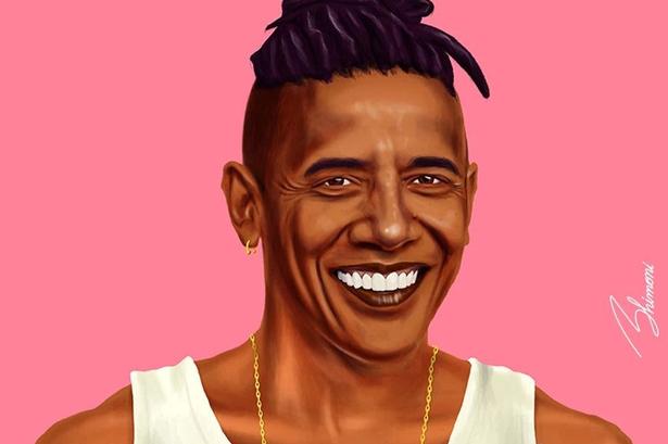 Barack Obama. www.shimoni-illustration.com 