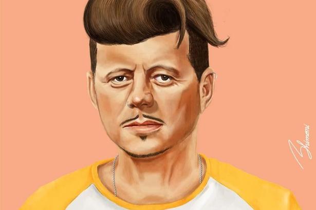John F. Kennedy www.shimoni-illustration.com 