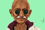Mahatma Gandhi. www.shimoni-illustration.com 
