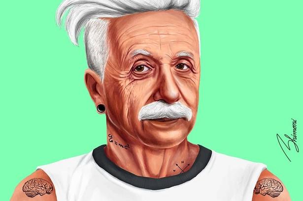 Albert Einstein. www.shimoni-illustration.com 