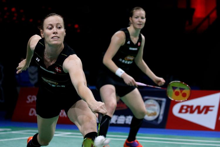 Kamilla Rytter Juhl og Christinna Pedersen - her i aktion under sidste års Denmark Open - har igen-igen succes. 
