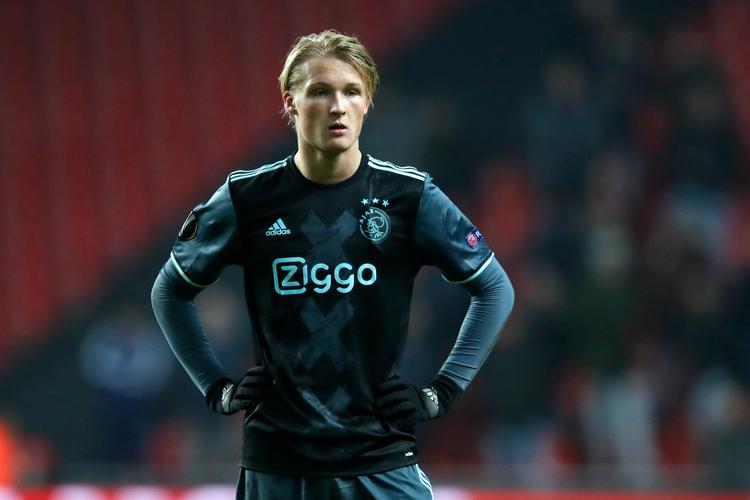 Med dagens 2 mål mod FC Twente har Kasper Dolberg scoret 4 mål i de seneste 4 kampe for Ajax. 