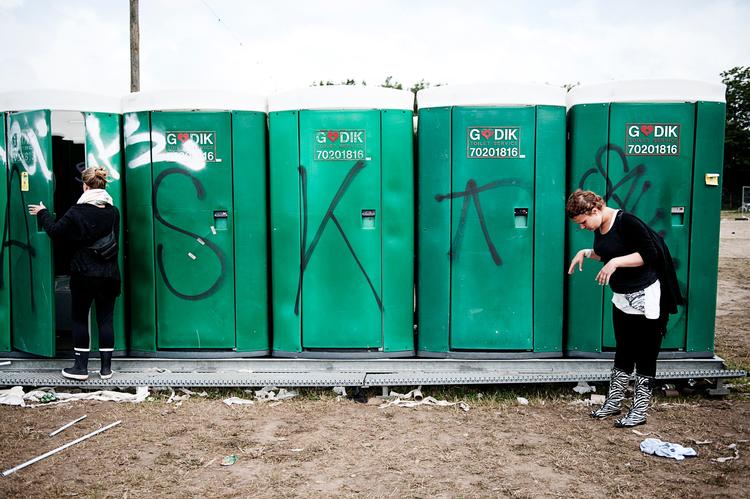 Tis fra Roskilde Festival i 2015 er blevet brugt til at gøde to hektar bygmarker uden for Køge. 