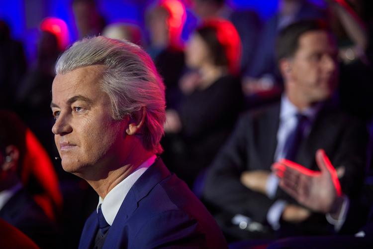 Geert Wilders' Frihedsparti bliver med 13 procent af stemmerne Hollands næststørste parti, men resultatet er under det forventede. 