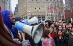 Mange steder i USA har der været protester mod indrejseforbudet. 