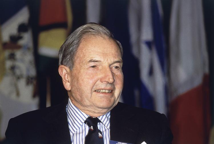 Den nu afdøde David Rockefeller. 