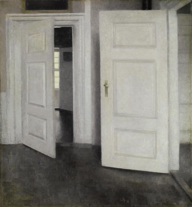 Vilhelm Hammershøis Hvide Døre fra 1899. 