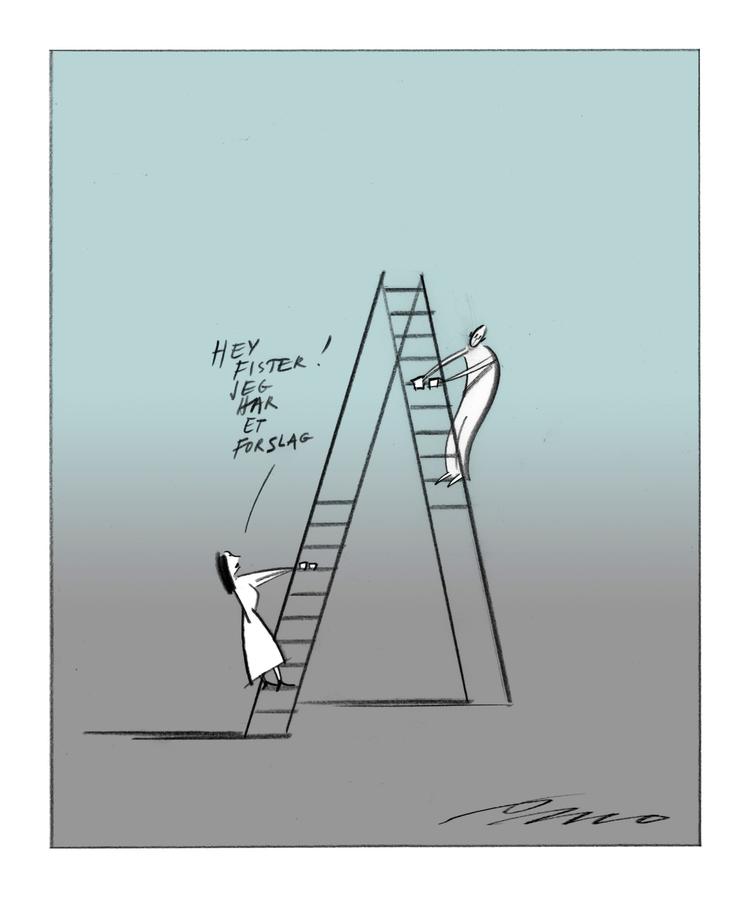 Tegning: Per Marquard Otzen
 Otzen Per Marquard/Politiken-Tegning