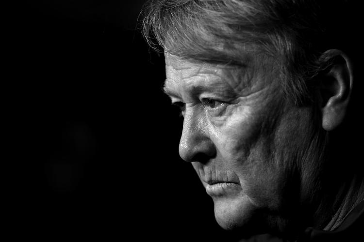 Danmarks landstræner Åge Hareide går en stor kamp i møde, når Danmark møder Irland i aften i Parken.  Arkivfoto Lars Poulsen