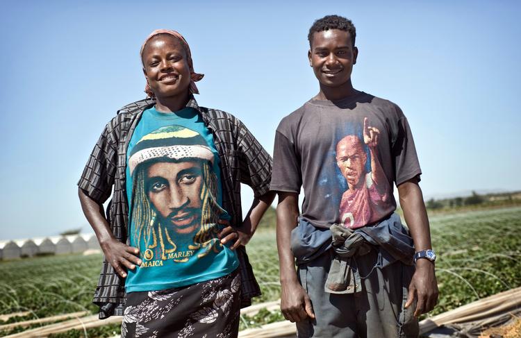 Genbrugstøj kan komme fra hele verden og ende alle mulige steder. For eksempel, som her, i Etiopien. Foto: Svenn Torfinn 