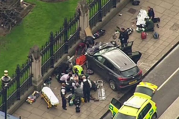 Britain Parliament Incident