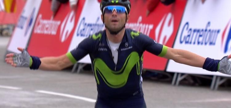 Alejandro Valverde vinder kongeetapen og er tilbage i førertrøjen i Volta a Catalunya. 