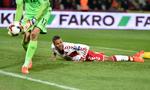 Til allersidst sparkede Mathias 'Zanka' Jørgensen over mål på en kæmpechance, der kunne have sikret Danmark sejren i Cluj. 