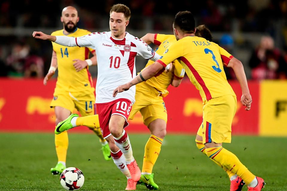 Landskamp Rumænien Danmark VM-kvalifikation FODBOLD