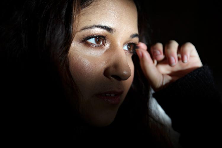 Den midterste af de tre søstre, Sapran Hassna, som har lagt sag an mod Slagelse Kommune. 