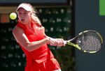Caroline Wozniacki er nu i finalen i Miami for første gang.  