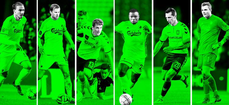 I en lang række tilfælde hyrede og betalte klubberne for agenter, der ellers repræsenterer spiller i medier eller på agenternes hjemmeside. Det var blandt andet tilfældet med profilerne (fra venstre) Erik Johansson, Mikael Antonsson (FCK), Morten 'Duncan' Rasmussen (AGF), Jores Okore (FCK), Kamil Wilczek (Brøndby) pg Stephan Andersen (FCK).  