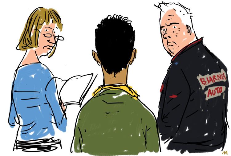 Tegning. Mette Dreyer 