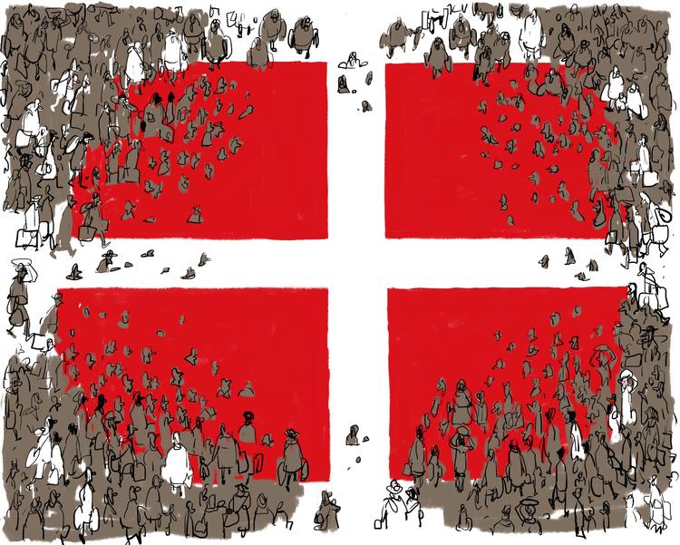 Tegning. Mette Dreyer (arkiv) 