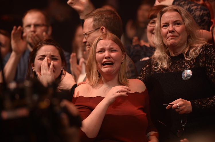 Morten Nørgaards søstre var blandt publikum, da deres bror vandt 'X Factor 2017'. 