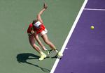 Gennem stort set hele kampen var Caroline Wozniacki under pres mod Johanna Konta, der avancerer til nummer 7 på verdensranglisten. 