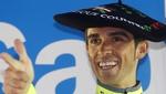 En storsmilende Alberto Contador hyldes for sidste års og karrierens fjerde samlede sejr i Baskerlandet Rundt. 