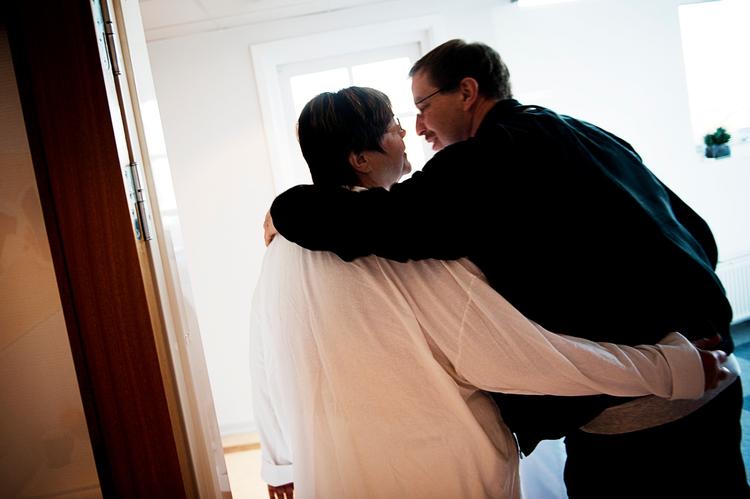 Lisbeth Smed Knudsen fik for seks år siden en fedmeoperation på privathospitalet Mølholm i Vejle. Billedet er taget lige inden operationen. Hun har siden tabt »næsten et helt menneske«, som hun siger nu. 