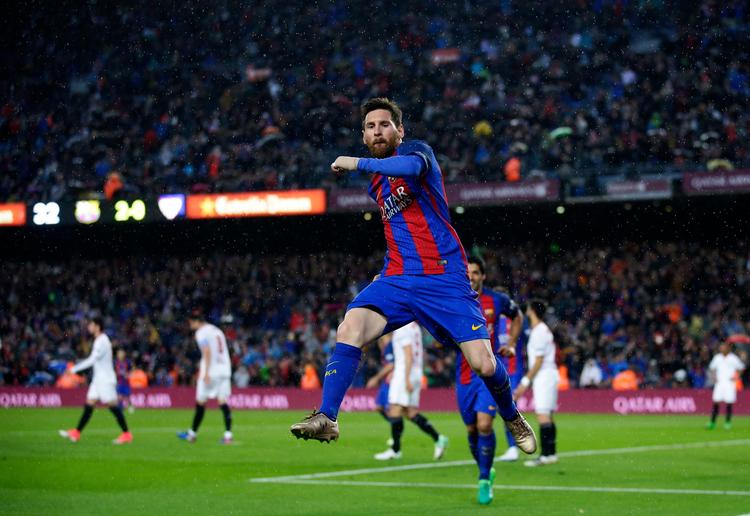 Lionel Messi bliver bare ved med at score masser af mål, og denne gang gik det ud over Sevilla på Camp Nou i Barcelona. 