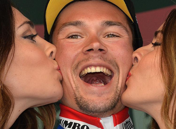 Primoz Roglic var en stærk skihopper, og han har også flere gange bevist, at han er en fremragende cykelrytter.
 