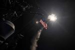 USA affyrede i fredags 59 missiler mod en syrisk luftbase fra to amerikanske krigsskibe i Middelhavet. 