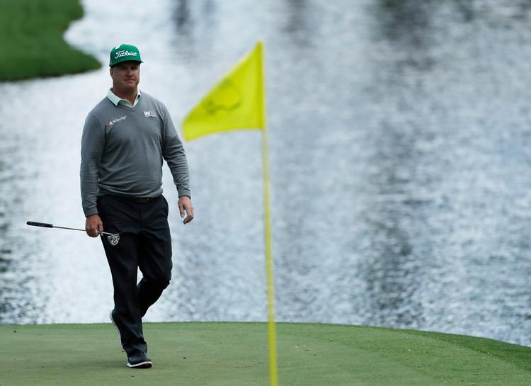 16. hul var et af de fire par-3-huller, hvor Charley Hoffman lavede birdie. 