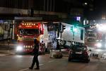 Gerningsvåbnet. Ølbilen med sodsværtet førerhus, der blev brugt som angrebsvåben i Stockholm, blev senere slæbt væk fra gerningsstedet. Nu oplyser politikilder til svenske medier, at der var en taske med ueksploderet spærngstof i bilen.  