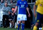 Brøndby-træner Alexander Zorniger har kurs mod sølv. 
