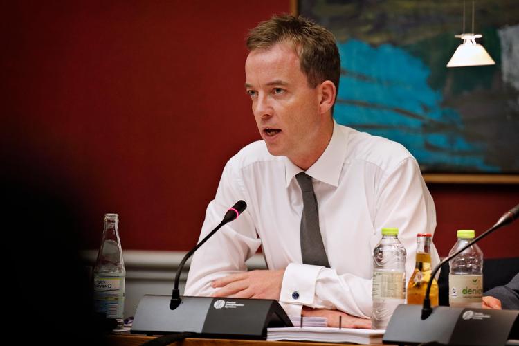Miljø- og fødevareminister Esben Lunde Larsens (V).
 