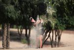 Nicole Broch Larsen var godt spillende på 1. runde af LPGA-turneringen på Hawaii. 