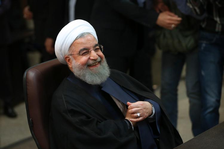 Irans præsident Hassan Rouhani  vandt overbevisende i 2013 og nyder stadig opbakning blandt moderate politikere. 
