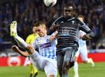  Pione Sisto scorede et pragtmål i aftes, da Celta spillede sig videre. Sisto  scorede for et år siden i øvrigt mod Manchester United, da han var med til at tabe samlet over to kampe med FC Midtjylland i Europa Leagues 1/16-fiinaler.  