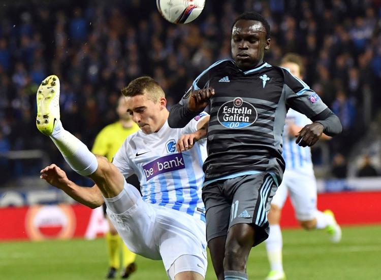  Pione Sisto scorede et pragtmål i aftes, da Celta spillede sig videre. Sisto  scorede for et år siden i øvrigt mod Manchester United, da han var med til at tabe samlet over to kampe med FC Midtjylland i Europa Leagues 1/16-fiinaler.  