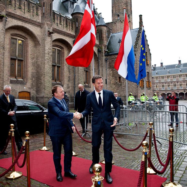 Statsminister Lars Løkke Rasmussen og Hollands premierminister, Mark Rutte, mødtes også i Haag tilbage i 2015. Arkivfoto Finn Frandsen